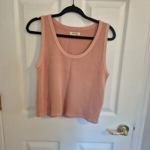 Madewell Drapey-Rib Crop Tank
